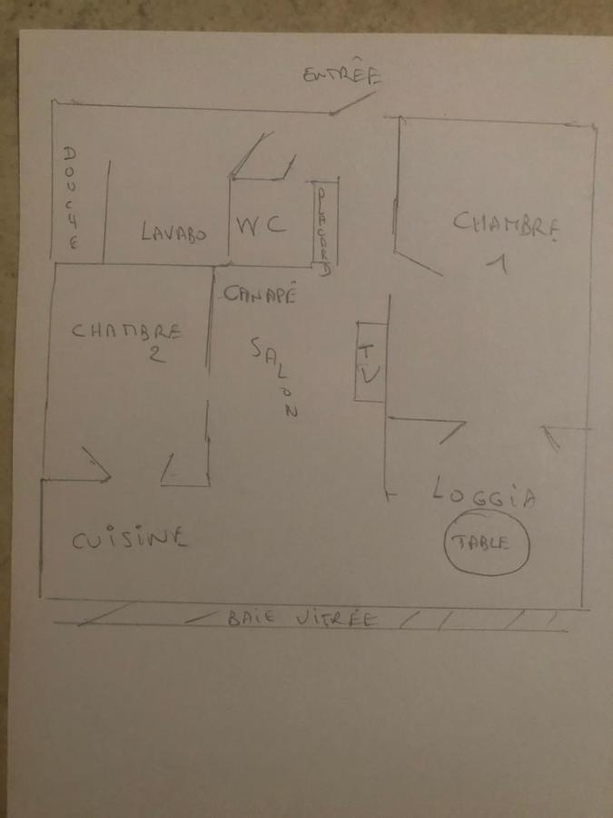 T3 Vue Sur Mer, Renove A Neuf, 4 A 6 Pers,65 M2-500 M De La Plage 滨海阿热莱斯 外观 照片